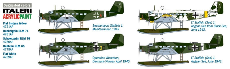 ユンカース Ju52/3m シー プラモデル (イタレリ 1/72 航空機シリーズ No.1339) 商品画像_1