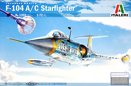 F-104A/C スターファイター プラモデル (イタレリ 1/72 航空機シリーズ No.1359) 商品画像