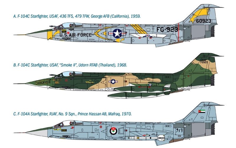 F-104A/C スターファイター プラモデル (イタレリ 1/72 航空機シリーズ No.1359) 商品画像_1