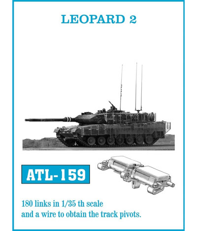 レオパルト 2用 履帯 メタル (フリウルモデル 1/35 金属製可動履帯シリーズ No.ATL159) 商品画像