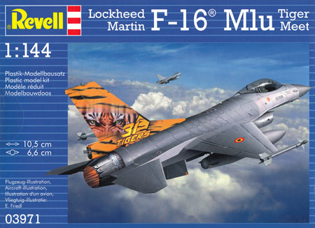 F-16Mlu  ファイティングファルコン タイガーミート プラモデル (レベル 1/144 飛行機 No.03971) 商品画像