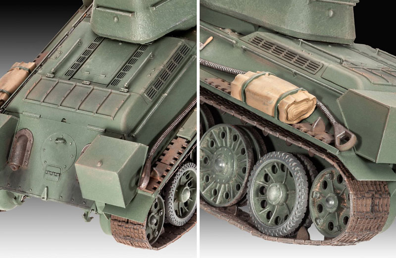 ソビエト T-34/76 (model 1943) プラモデル (レベル 1/35 ミリタリー No.03244) 商品画像_2