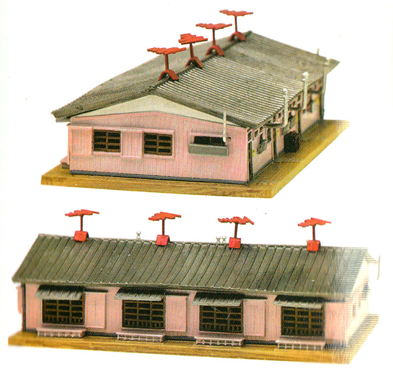 集合住宅 C3 (木造長屋) プラモデル (トミーテック 建物コレクション （ジオコレ） No.033-3) 商品画像_2