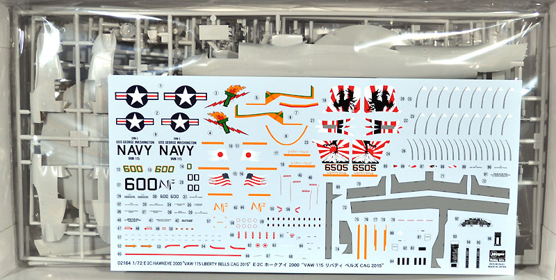 E-2C ホークアイ 2000 VAW-115 リバティベルズ CAG 2015 プラモデル (ハセガワ 1/72 飛行機 限定生産 No.02164) 商品画像_1