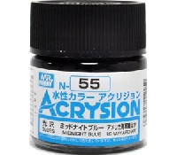 GSIクレオス 水性カラー アクリジョン ミッドナイトブルー (N-55)