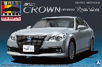 アオシマ 1/24 プリペイントモデル シリーズ AWS210 クラウン ハイブリッド ロイヤルサルーン G '12 (シルバーメタリック)