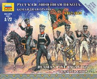 ズベズダ ART OF TACTIC ロシア ライン歩兵 コマンドグループ 1812-1814