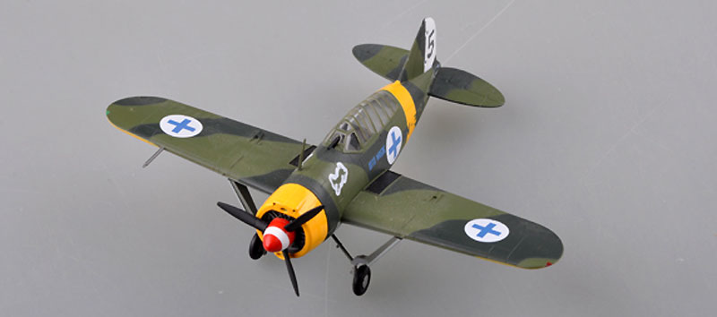 F2A バッファロー フィンランド空軍 BW-378 1941年後期 完成品 (イージーモデル 1/72 ウイングド エース （Winged Ace） No.36383) 商品画像_1