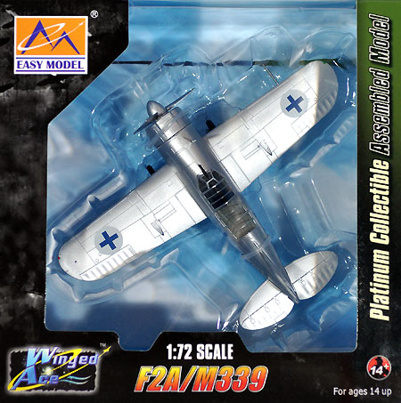 F2A バッファロー フィンランド空軍 BW-352 完成品 (イージーモデル 1/72 ウイングド エース （Winged Ace） No.36384) 商品画像