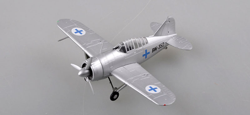 F2A バッファロー フィンランド空軍 BW-352 完成品 (イージーモデル 1/72 ウイングド エース （Winged Ace） No.36384) 商品画像_1