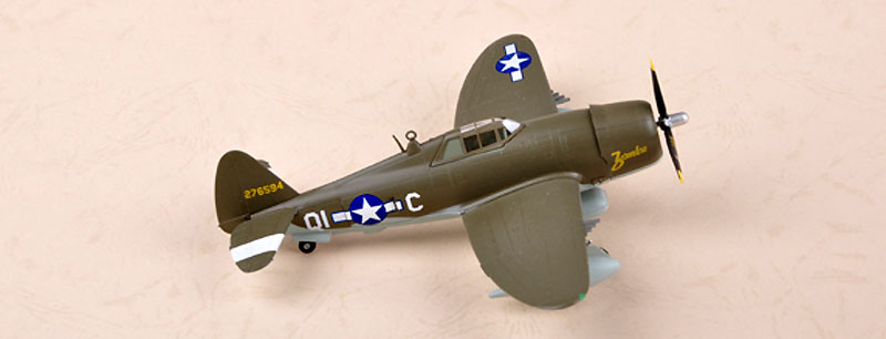 P-47D サンダーボルト レイザーバック 第356戦闘航空群 第361戦闘飛行隊 完成品 (イージーモデル 1/72 ウイングド エース （Winged Ace） No.36420) 商品画像_1