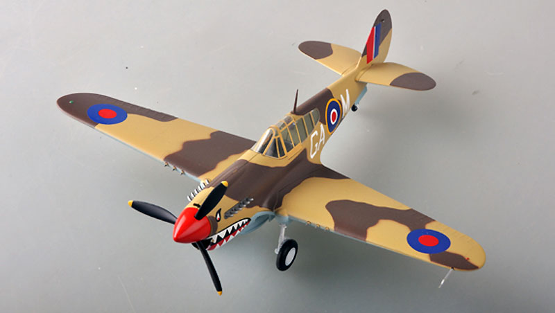 P-40M ウォーホーク 第112飛行隊 シチリア 1943年 完成品 (イージーモデル 1/48 ウイングド エース （Winged Ace） No.39312) 商品画像_1