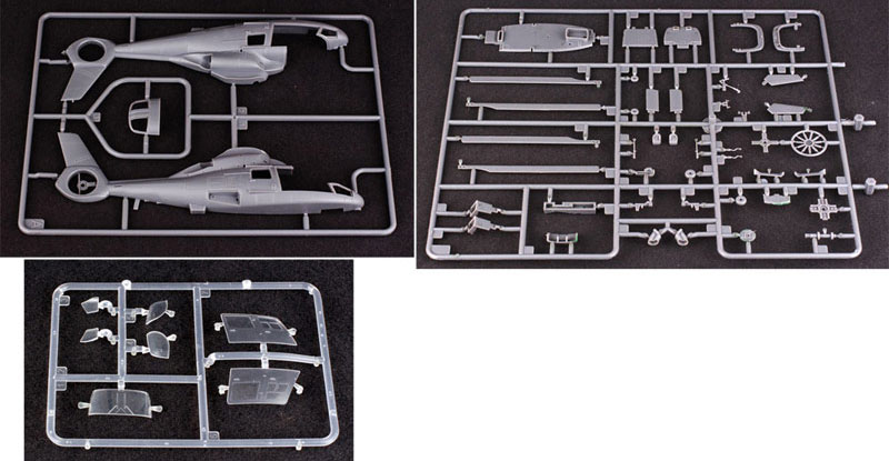 AS365N2/Z-9A ドーファン 2 ヘリコプター プラモデル (ドリームモデル 1/72 航空機モデル No.DM720001) 商品画像_2