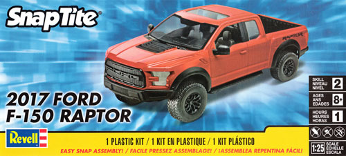 2017 フォード F-150 ラプター プラモデル (レベル 1/25 Snap Tite No.85-1985) 商品画像