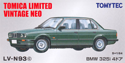 BMW 325i 4ドア (グレー) ミニカー (トミーテック トミカリミテッド ヴィンテージ ネオ No.LV-N093c) 商品画像