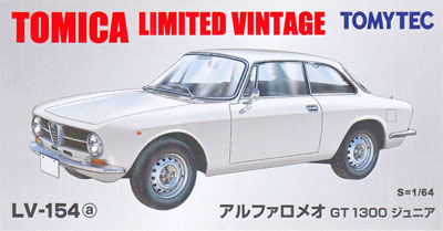 アルファロメオ GT1300 ジュニア (白) ミニカー (トミーテック トミカリミテッド ヴィンテージ No.LV-154a) 商品画像