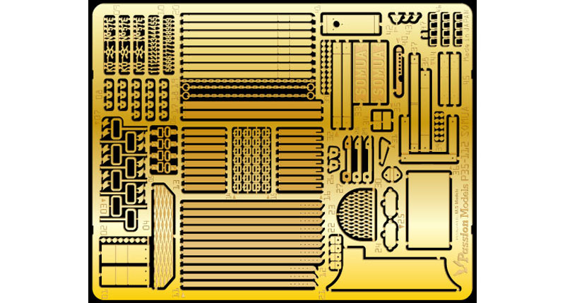 ソミュア S35 エッチングセット (タミヤ用) エッチング (パッションモデルズ 1/35 シリーズ No.P35-112) 商品画像_1