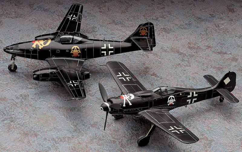 ベルリンの黒騎士 フォッケウルフ Fw190D-9 & メッサーシュミット Me262A-1a プラモデル (ハセガワ クリエイター ワークス シリーズ No.64727) 商品画像_2