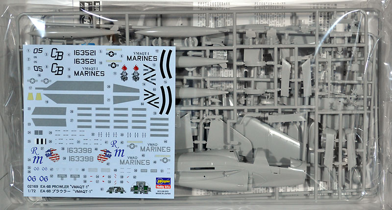 EA-6B プラウラー VMAQT-1 プラモデル (ハセガワ 1/72 飛行機 限定生産 No.02169) 商品画像_1