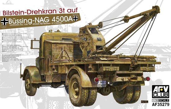 ビュッシング・NAG 4500A 3tクレーン車 プラモデル (AFV CLUB 1/35 AFV シリーズ No.AF35279) 商品画像