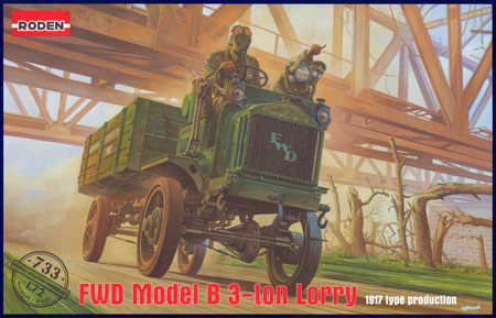 FWD モデルB 3t トラック プラモデル (ローデン 1/72 AFV MODEL KIT No.733) 商品画像