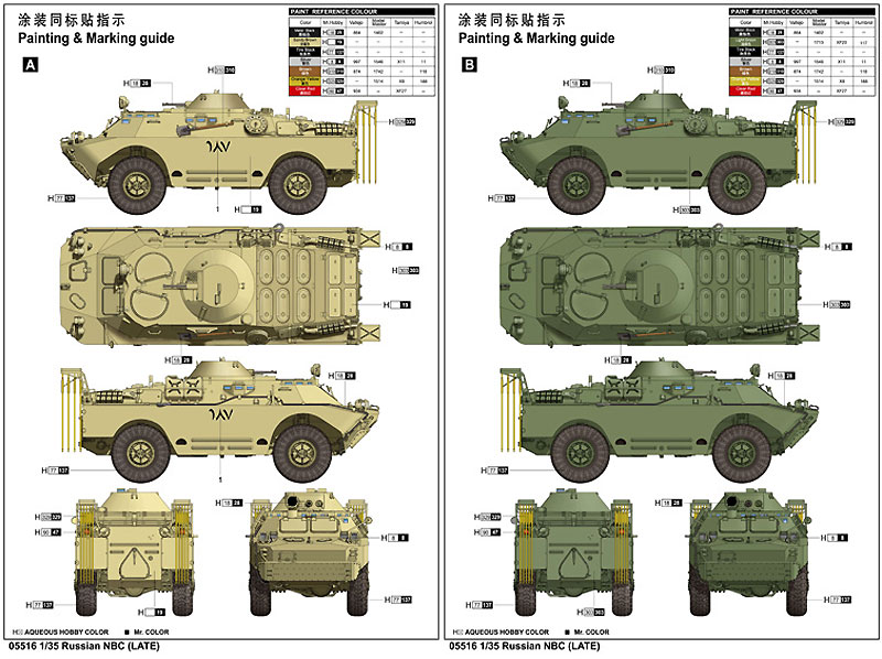 ロシア BRDM-2 後期型 化学防護車 プラモデル (トランペッター 1/35 ＡＦＶシリーズ No.05516) 商品画像_1