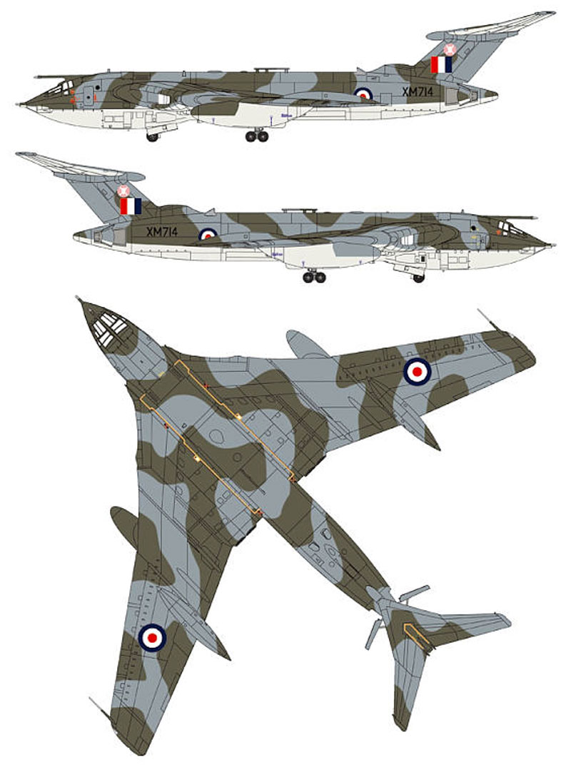 イギリス空軍 戦略爆撃機 ビクター B.2 (エッチングパーツ付) プラモデル (ピットロード SN 航空機 プラモデル No.SN018E) 商品画像_2