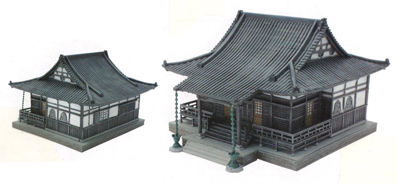 お寺 A3 本堂 プラモデル (トミーテック 建物コレクション （ジオコレ） No.028-3) 商品画像_1