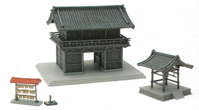 お寺 B3 鐘楼・楼門 プラモデル (トミーテック 建物コレクション （ジオコレ） No.029-3) 商品画像_1