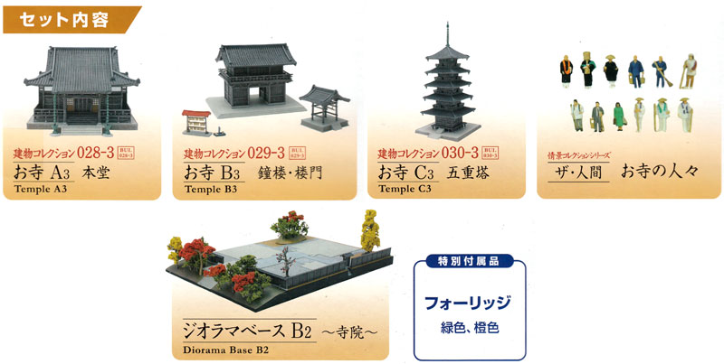 寺院セット 2 プラモデル (トミーテック 建物コレクション （ジオコレ） No.141) 商品画像_2