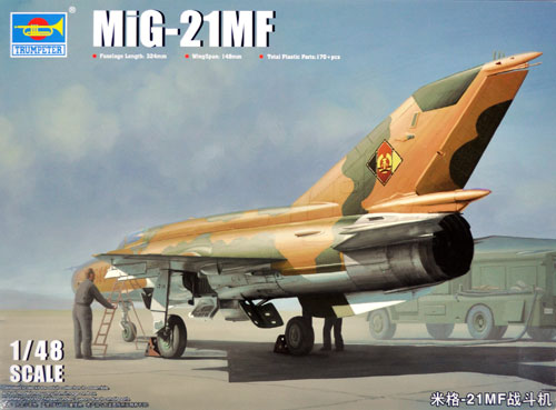 MiG-21MF プラモデル (トランペッター 1/48 エアクラフト プラモデル No.02863) 商品画像