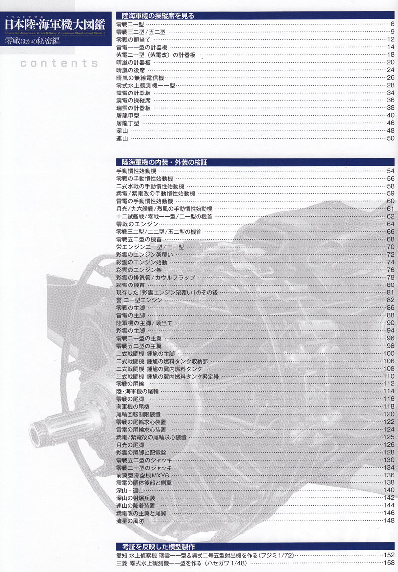 イラストで見る日本陸・海軍機大図鑑 零戦ほかの秘密編 本 (モデルアート 資料集 No.927) 商品画像_1