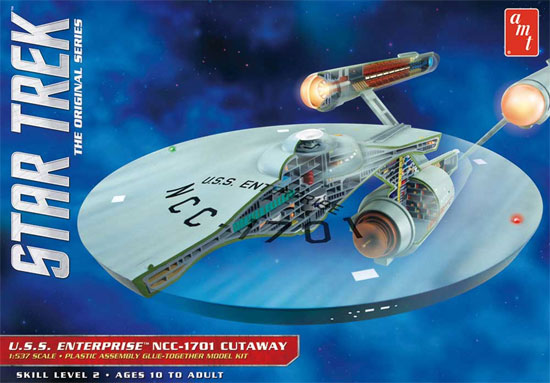 U.S.S. エンタープライズ NCC-1701 カットアウェイモデル プラモデル (amt スタートレック（STAR TREK）シリーズ No.AMT891/06) 商品画像