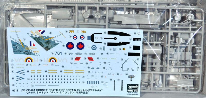 CF-18A ホーネット バトル オブ ブリテン 75周年記念 プラモデル (ハセガワ 1/72 飛行機 限定生産 No.02181) 商品画像_1