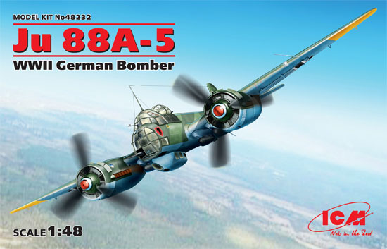 ユンカース Ju88A-5 爆撃機 プラモデル (ICM 1/48 エアクラフト プラモデル No.48232) 商品画像