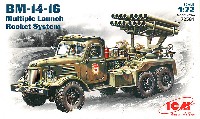 ICM 1/72 ミリタリービークル BM-14-16 多連装ロケットランチャー