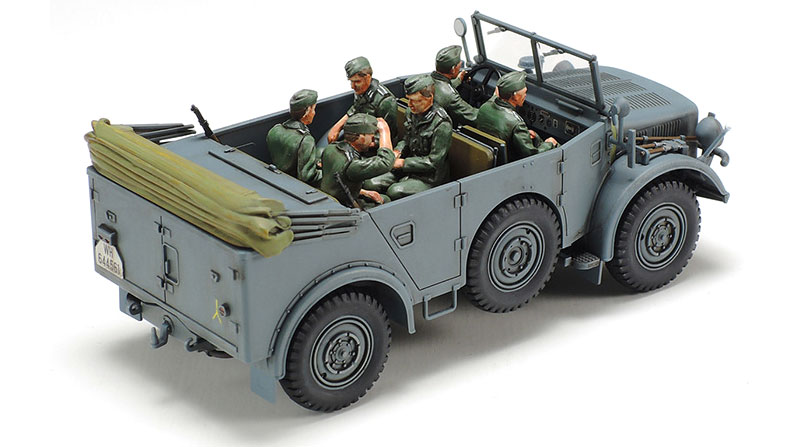 ドイツ 大型乗用軍用車 ホルヒ タイプ1a プラモデル (タミヤ 1/48 ミリタリーミニチュアシリーズ No.086) 商品画像_3