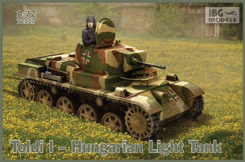 トルディ 1 ハンガリー軽戦車 プラモデル (IBG 1/72 AFVモデル No.72027) 商品画像