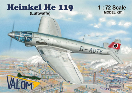 ハインケル He119V-4 試作偵察爆撃機 プラモデル (バロムモデル 1/72 エアモデル No.72100) 商品画像