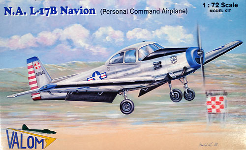 ノースアメリカン L-17B ナヴィオン パーソナルコマンド プラモデル (バロムモデル 1/72 エアモデル No.72107) 商品画像