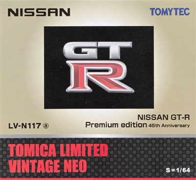 ニッサン GT-R プレミアムエディション 45th ANNIVERSARY (金) ミニカー (トミーテック トミカリミテッド ヴィンテージ ネオ No.LV-N117a) 商品画像