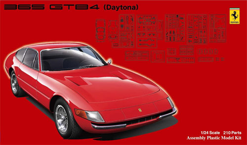 フェラーリ 365GTB4 デイトナ プラモデル (フジミ 1/24 リアルスポーツカー シリーズ No.107) 商品画像