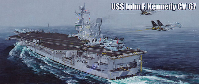 USS ジョン F. ケネディー CV-67 プラモデル (メリットインターナショナル 1/350 艦船 No.65306) 商品画像