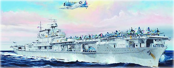 USS エンタープライズ CV-6 プラモデル (メリットインターナショナル 1/350 艦船 No.65302) 商品画像