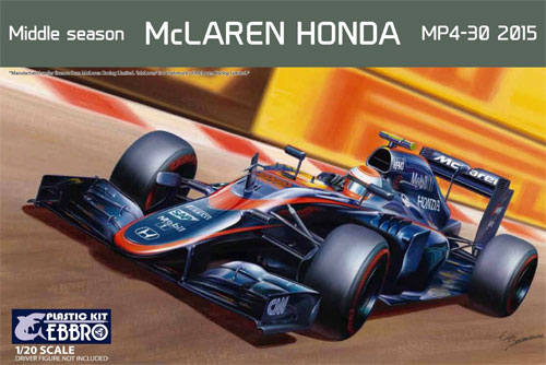 マクラーレン ホンダ MP4-30 2015 Middle Season プラモデル (エブロ 1/20 MASTER SERIES F-1 No.014) 商品画像