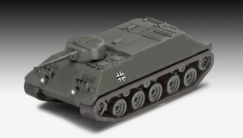 ドイツ陸軍車輛セット (M47 & HS30 & LKW) プラモデル (レベル 1/144 ミリタリー No.03351) 商品画像_3