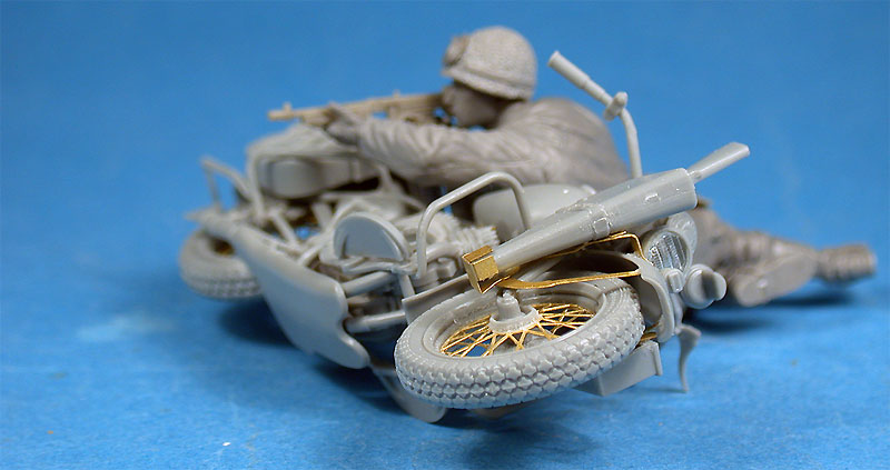 アメリカ モーターサイクル WLA w/ライフルマン プラモデル (ミニアート 1/35 WW2 ミリタリーミニチュア No.35179) 商品画像_2