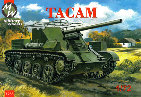 ルーマニア タカム T-60 対戦車自走砲 プラモデル (ミリタリーホイール 1/72 AFVキット No.7268) 商品画像