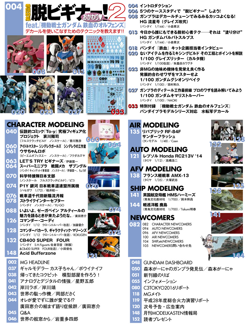 モデルグラフィックス 2016年11月号 雑誌 (大日本絵画 月刊 モデルグラフィックス No.384) 商品画像_1