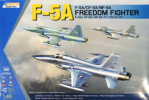 F-5A/CF-5A/NF-5A フリーダムファイター プラモデル (キネティック 1/48 エアクラフト プラモデル No.K48020) 商品画像